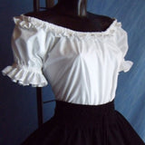 Medieval Short-sleeve Blouse (White) - 1265