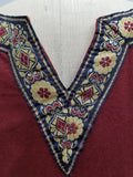 1450 - Long Sleeve Medieval Tunic (black, red, green)
