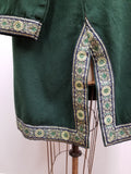 1450 - Long Sleeve Medieval Tunic (black, red, green)