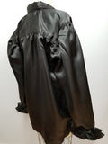 Satin Medieval Pirate Shirt (Blue, Black, White) - 1436