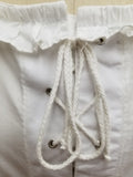 Medieval Sleeveless Blouse (White) -1260