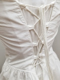 Medieval Sleeveless Blouse (White) -1260