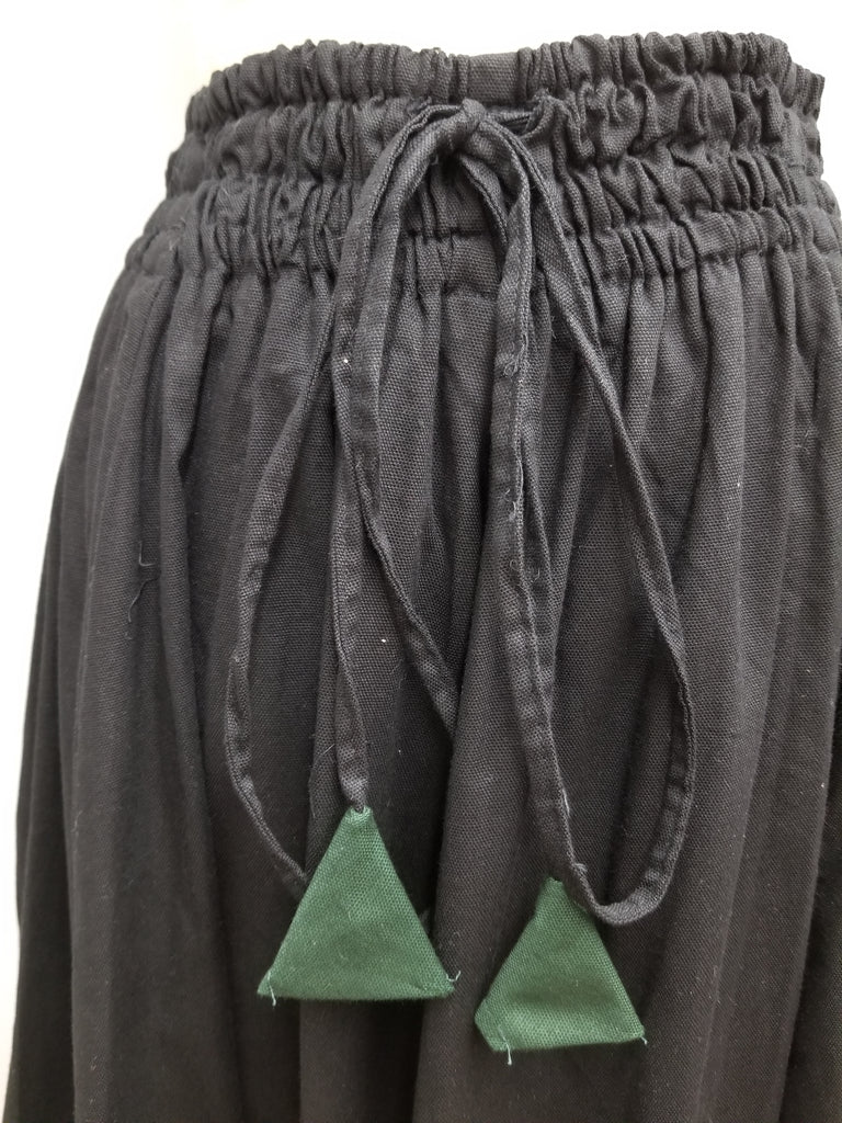 Ruffled Hem Skirt (Red, Green, Brown) - 7064