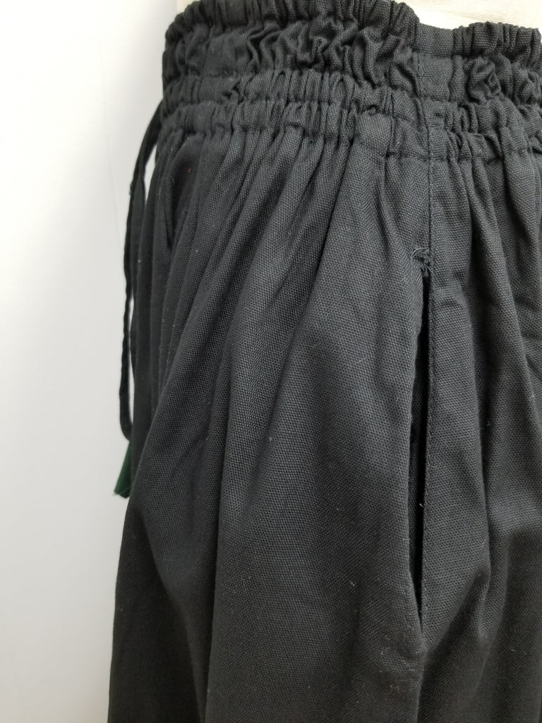 Ruffled Hem Skirt (Red, Green, Brown) - 7064