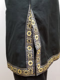 Short-Sleeve Medieval Battle Tunic (Black, Red, Green) - 1460