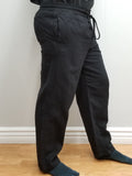 Pull-string Pants Trousers (Black, Brown) - 4530