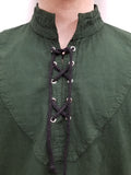 Medieval Laced Shirt (Black, Brown, Natural, Red, Green) - 1606