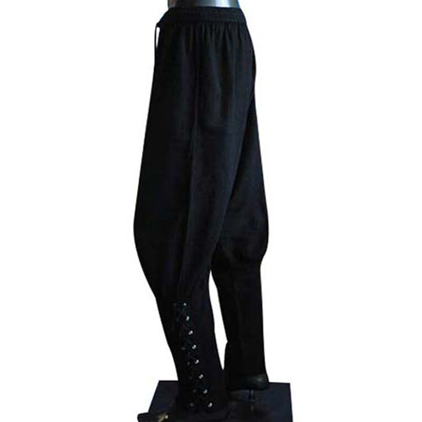 Viking Pirate Pants Trousers (Black, Brown) - 4575