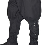 Viking Pirate Pants Trousers (Black, Brown) - 4575