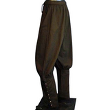 Viking Pirate Pants Trousers (Black, Brown) - 4575