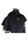Medieval Long Tailed Hood (Red, Brown, Black) - 5001