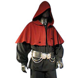 Medieval Hooded Cowl (Black, Brown, Red) - 5002