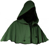 Medieval Hooded Cowl (Black, Brown, Red) - 5002