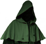 Medieval Hooded Cowl (Black, Brown, Red) - 5002