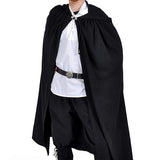 Medieval Hooded Cloak/Cape (Blue,Green,Black,Red,Brown) - 5003