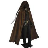 Medieval Long Tailed Cloak/Cape (Black, Red, Brown) - 5011