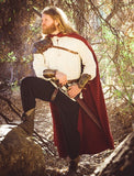 Medieval Hooded Cloak/Cape (Blue,Green,Black,Red,Brown) - 5003