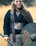 1450 - Long Sleeve Medieval Tunic (black, red, green)
