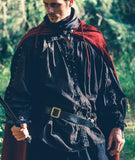 Medieval Pirate Shirt (Black, White) - 495