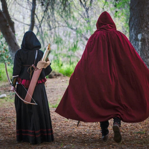 Capes, cloaks, cowls, and jackets for cosplay, renaissance, medieval, LARP, CSA, film and movies.