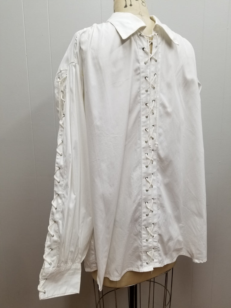 Medieval Pirate Shirt (Black, White) - 495