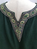 1450 - Long Sleeve Medieval Tunic (black, red, green)