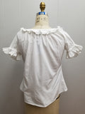 Medieval Short-sleeve Blouse (White) - 1265