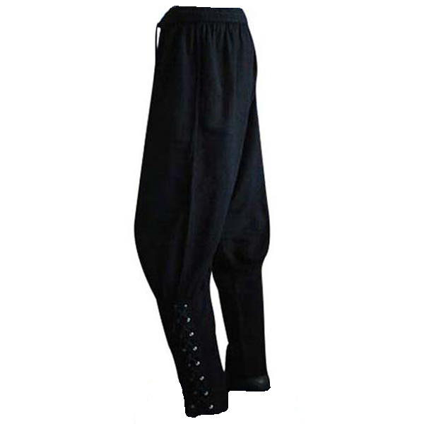 Viking Pirate Pants Trousers (Black, Brown) - 4575