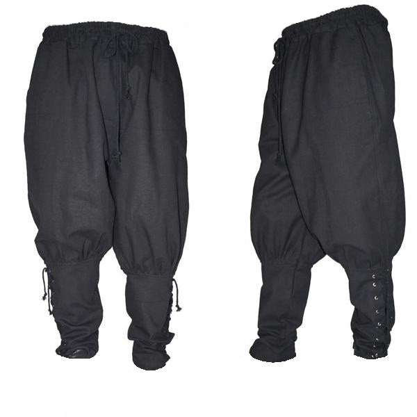Viking Pirate Pants Trousers (Black, Brown) - 4575