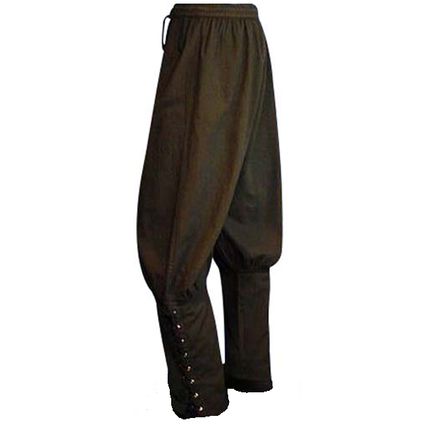 Viking Pirate Pants Trousers (Black, Brown) - 4575