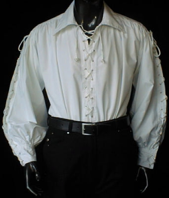 Medieval Pirate Shirt (Black, White) - 495 – Inter-Moden California