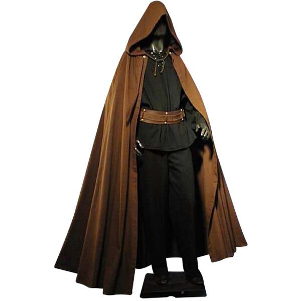 Women's Hooded Cloaks with POCKETS in Black, Green, Red or Brown