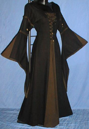 6171 Black Brown - Dress