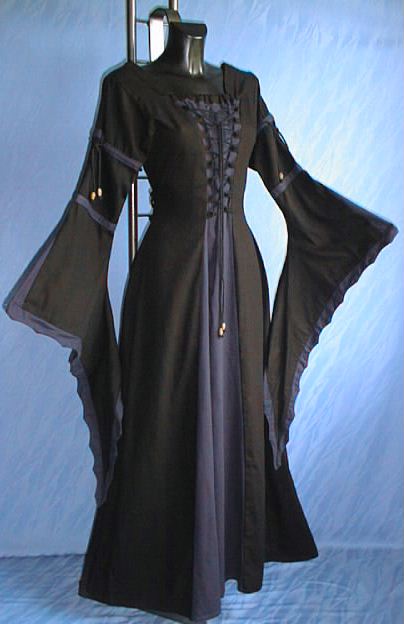 black and blue medieval dress Medieval Dress Medusa black-blue