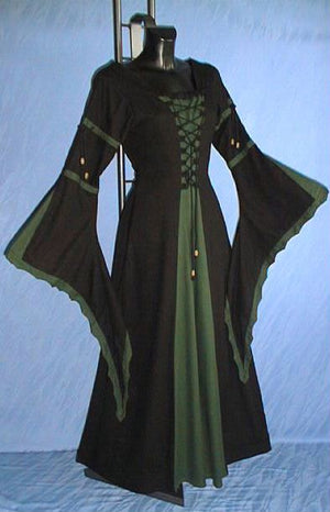 6172 Black Green - Dress