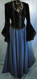 Long Medieval Skirt (Royal Blue, Black, Green, Red, Natural) - 7062