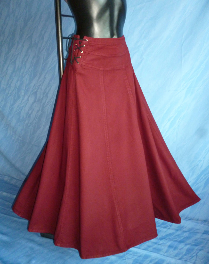 Renaissance Skirt (Natural, Red, Green, Black) - 7070