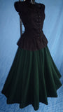 Long Medieval Skirt (Red, Green, Black, L. Brown, D. Brown) - 7360